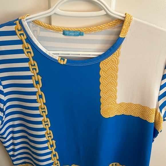 J. McLaughlin Classy Nautical Top, size M - Picture 2 of 5